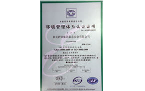 環境管理體系證書 環境管理體系證書